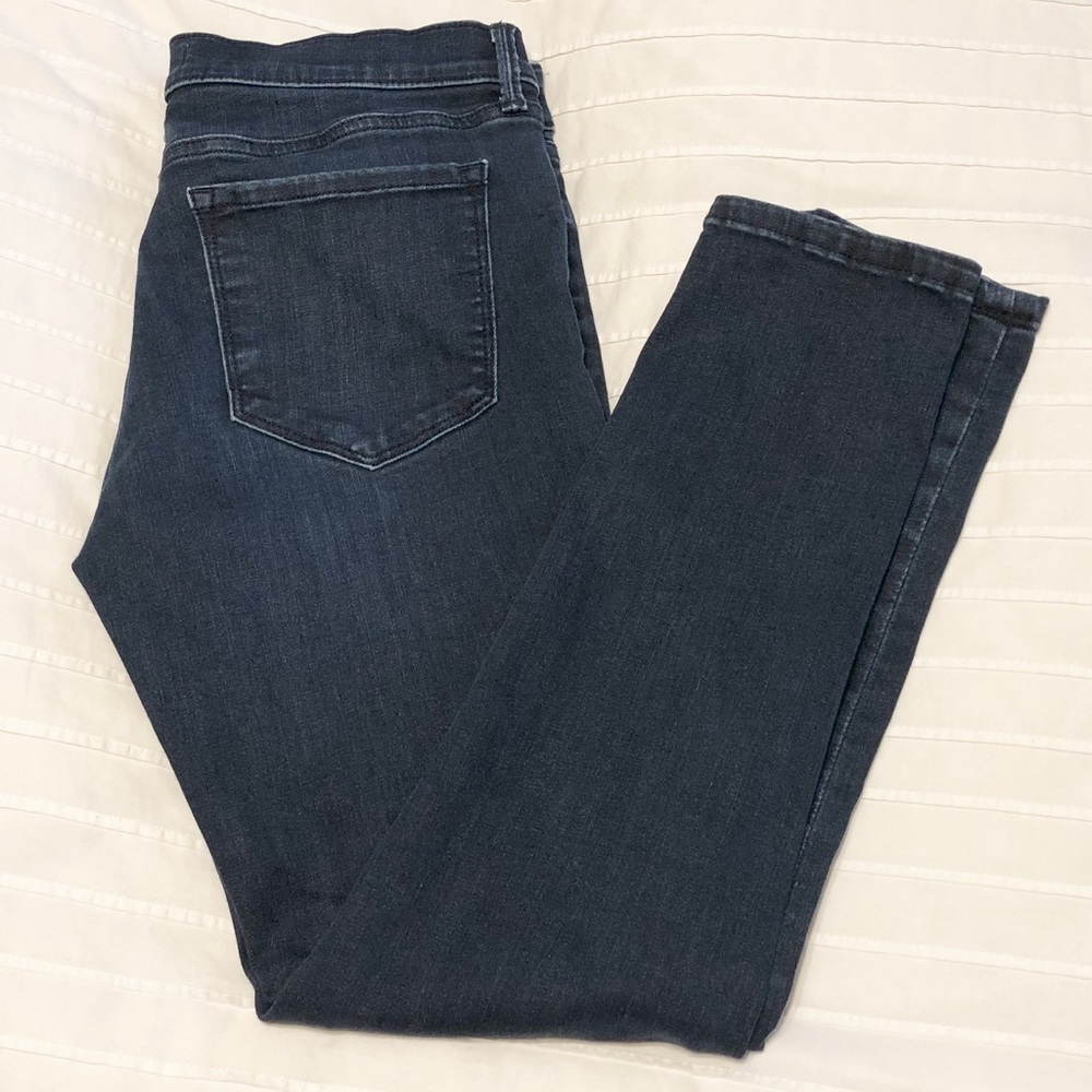 Banana Republic dark wash skinny ankle jeans